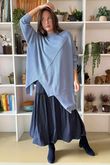 Paloma Pouf Layering Dress Navy